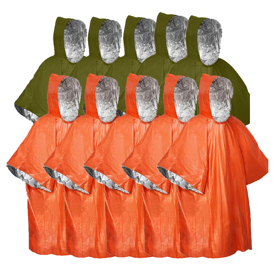 Emergency Mylar Blanket - Set Ponco Darurat 3/5 Pak -
