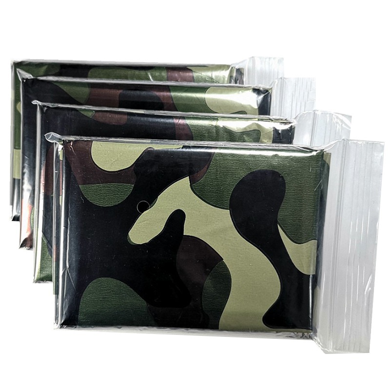 Emergency Mylar Blanket - Selimut Kemah ponco portabel, 1 buah