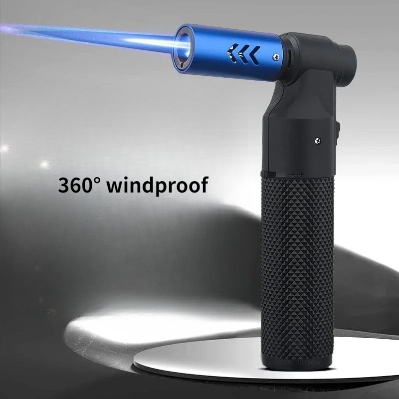 Outdoor Windproof Lighter - JUJUR Gas Jet Butana Pemantik Cerutu