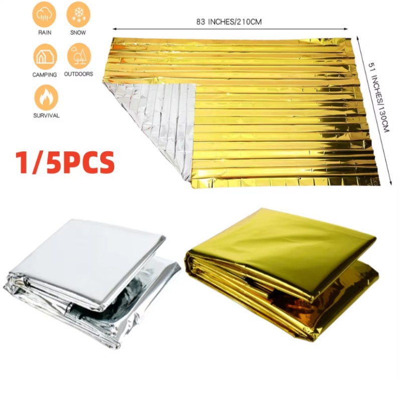 Emergency Mylar Blanket - Selimut Darurat Mylar Foil Tahan Banting