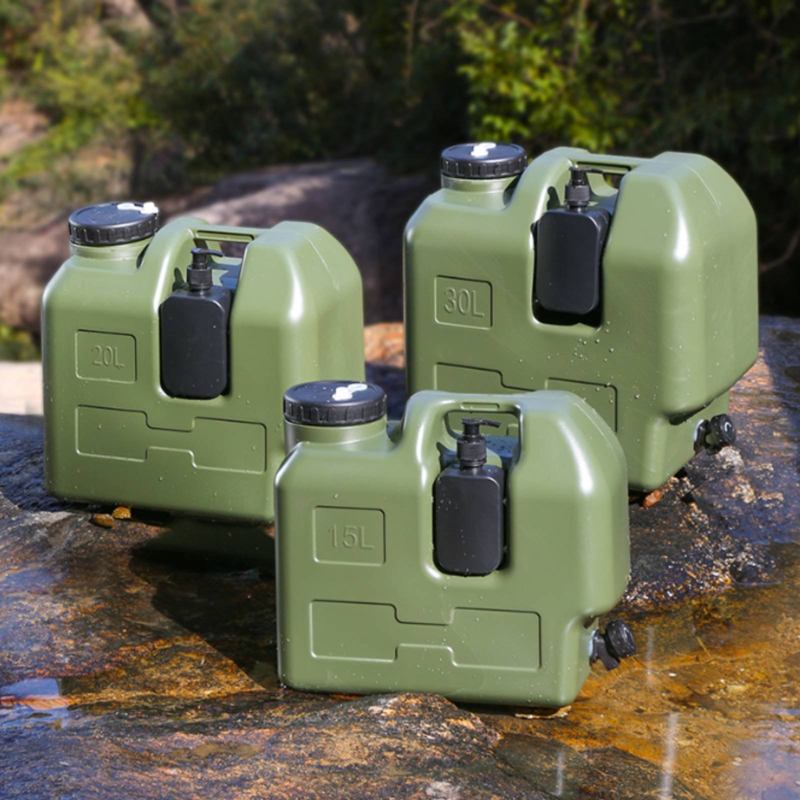 Outdoor Camping Food - Wadah Air dengan Keran PE Food