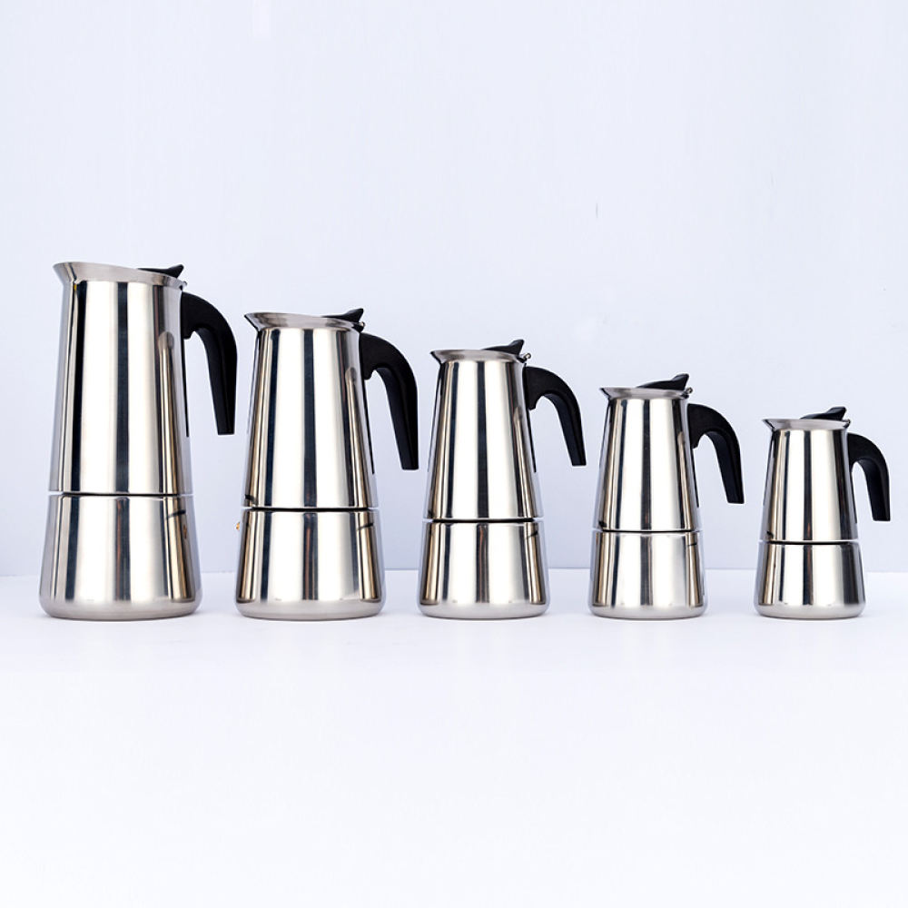 Camp Percolator Coffee - Alat Pembuat Espresso Moka Pot Baja
