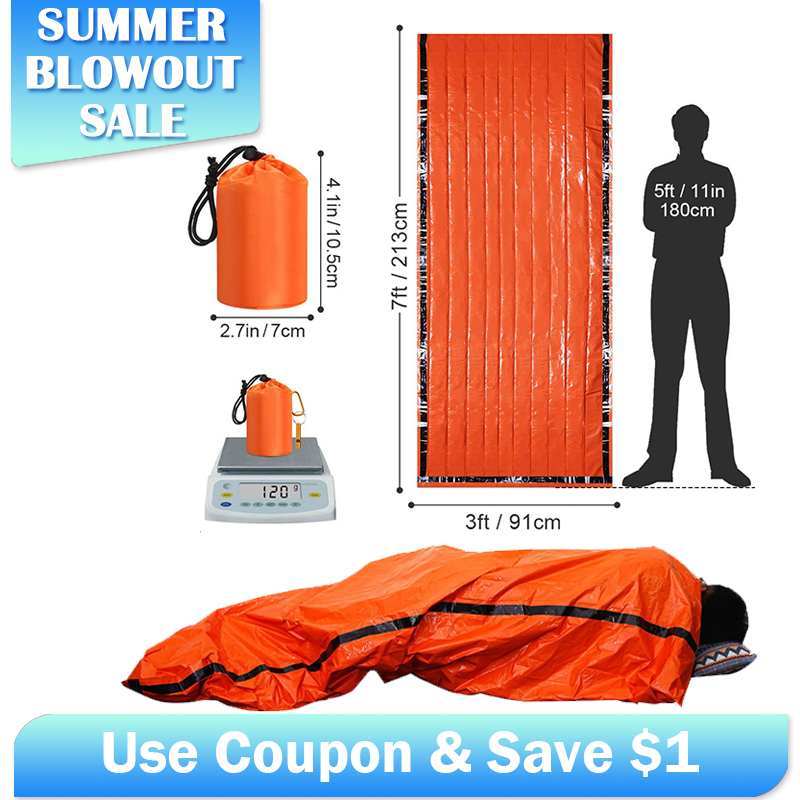 Emergency Mylar Blanket - Kantong Tidur Mylar Darurat Tahan Air