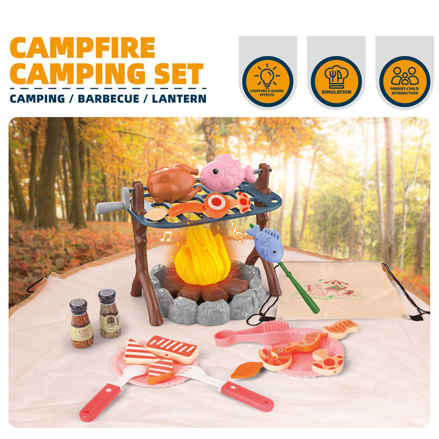 Outdoor Camping Food - Set Tenda Camping Anak-anak, Taman Bermain