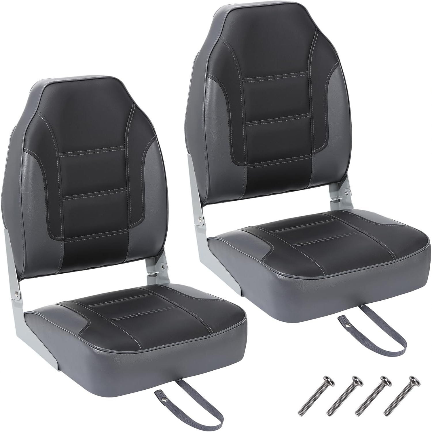 Folding Chair - 2 Paket Kursi Lipat untuk Perahu,