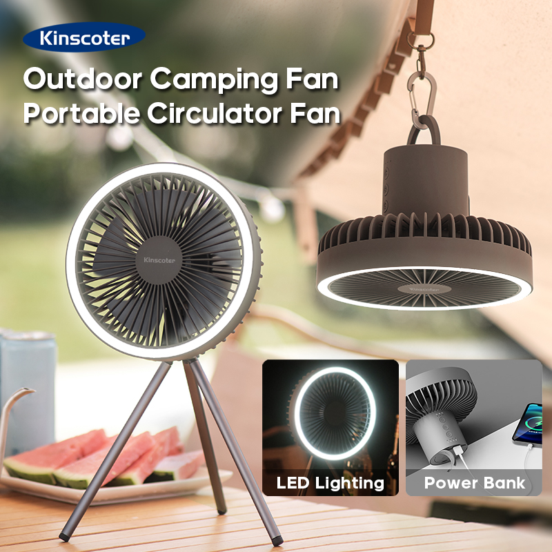 Outdoor Camping Misting Fan - Kipas Kemah 10000MAh 4000MAh Kipas Listrik