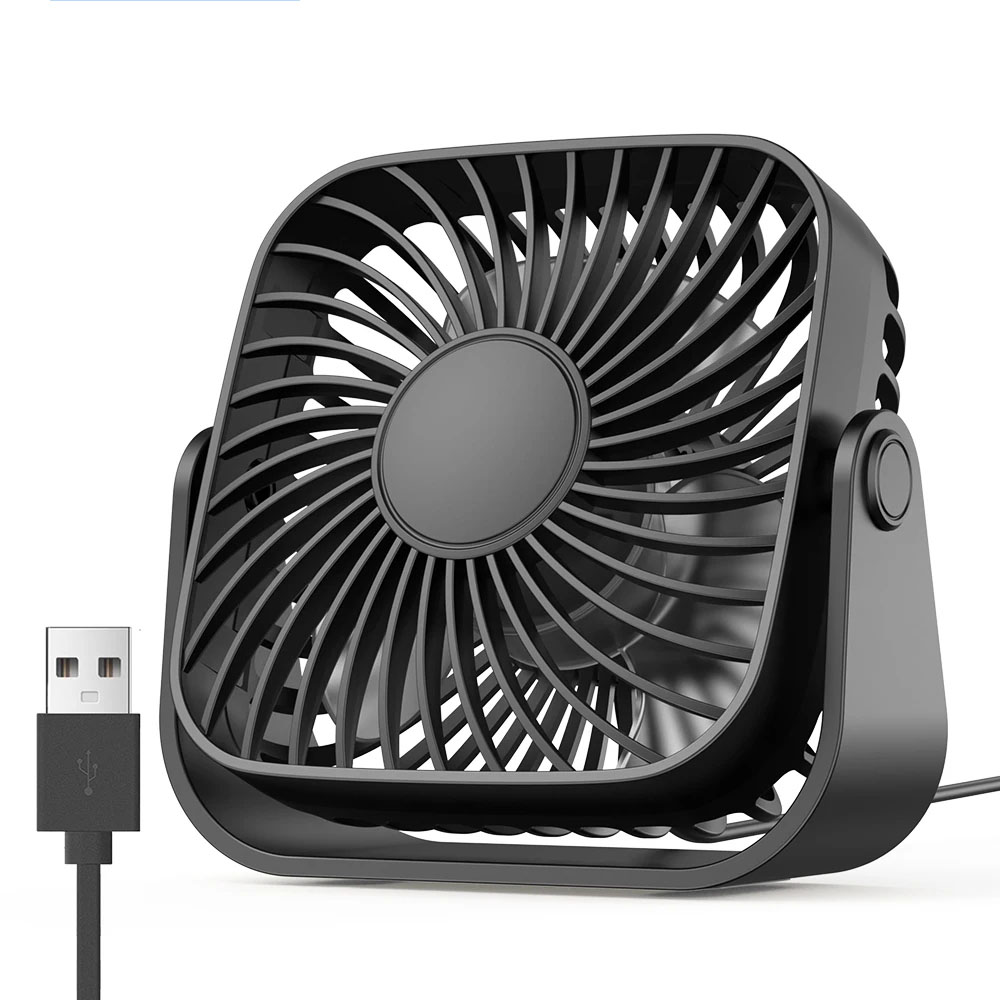 Camping Quiet - Kipas Mini Portabel USB 4 Inci