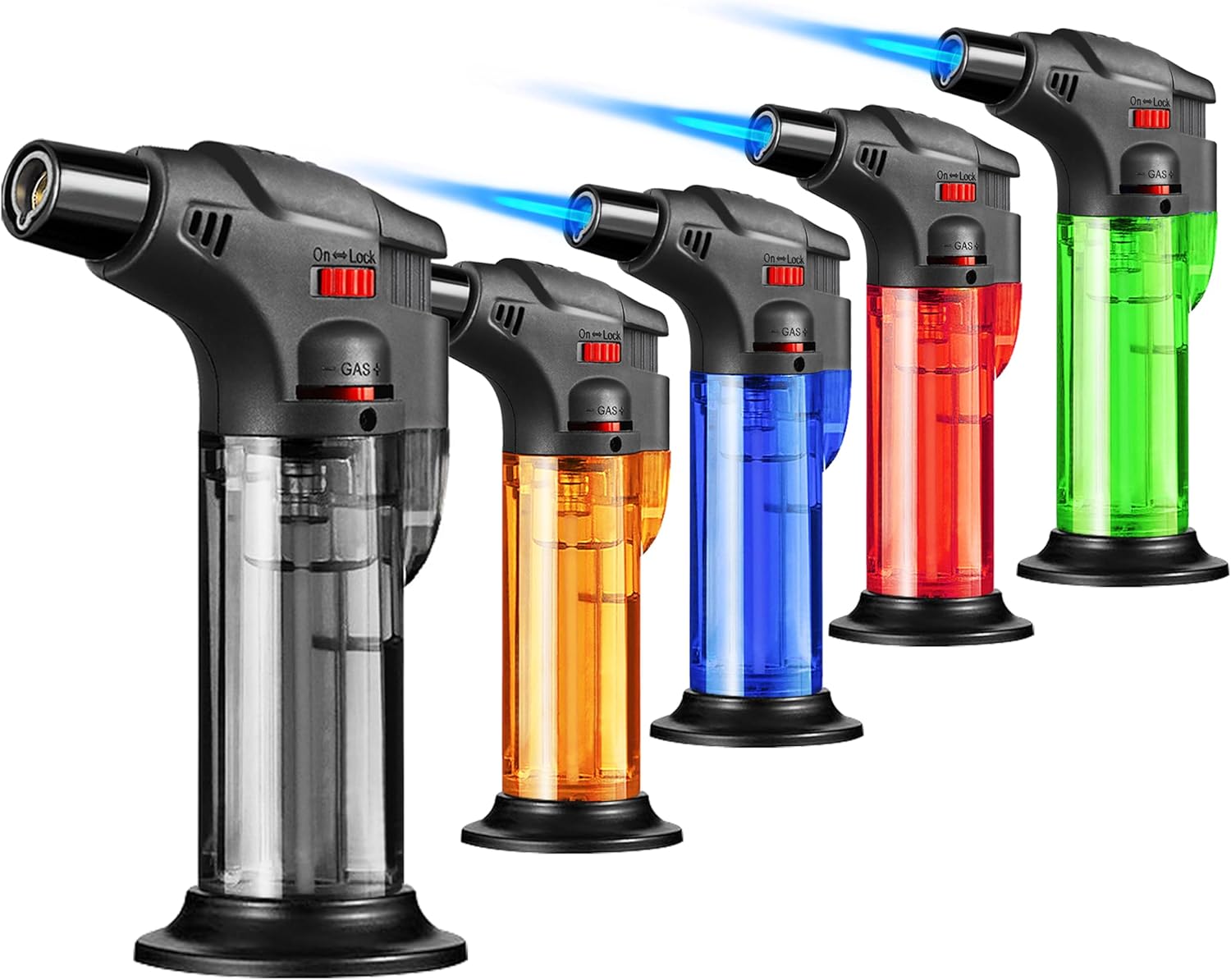 Outdoor Windproof Lighter - Butana Isi Ulang Jet Flame Torch