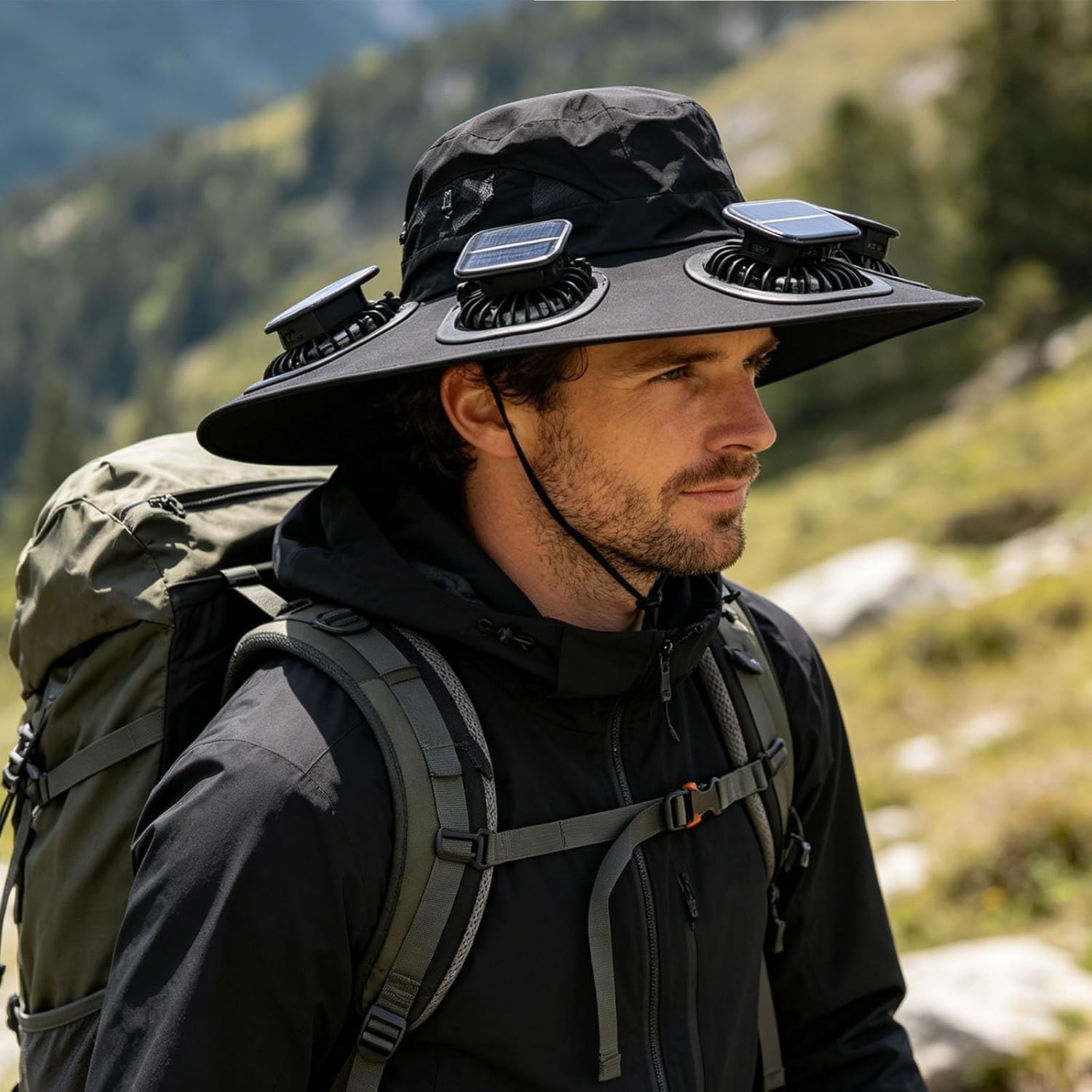 Topi Visor 6 Kipas Pendingin M - Outdoor Camping Fans ulasan dan harga