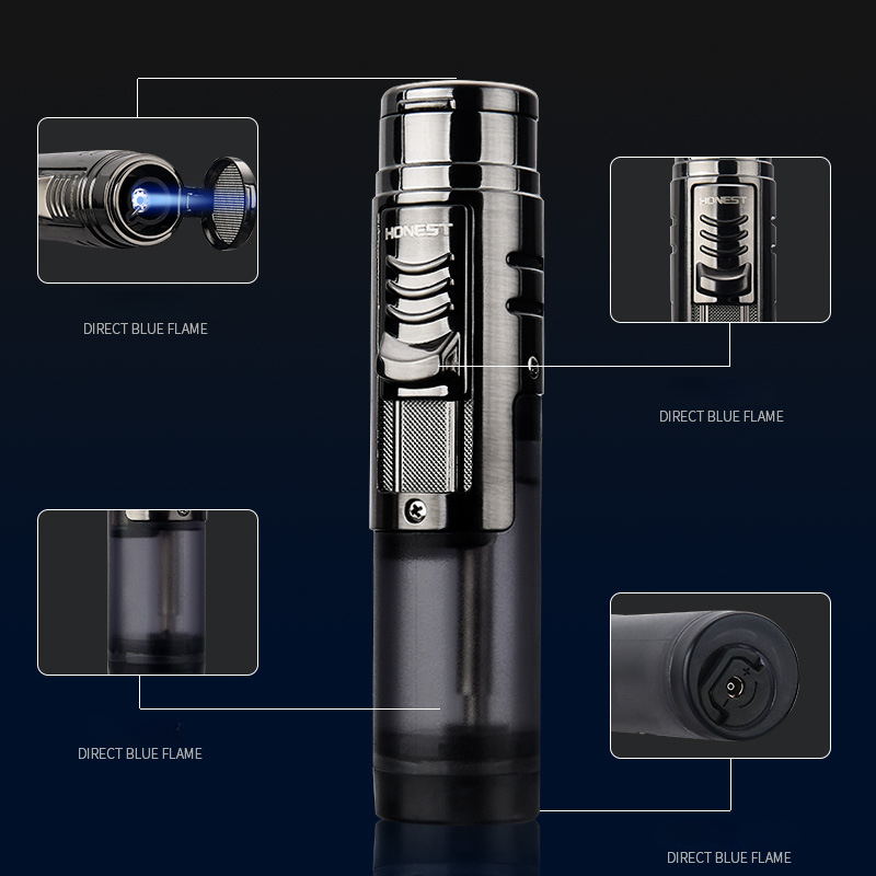 JUJUR Pemantik Cerutu Logam Ta - Outdoor Windproof Lighter ulasan dan harga