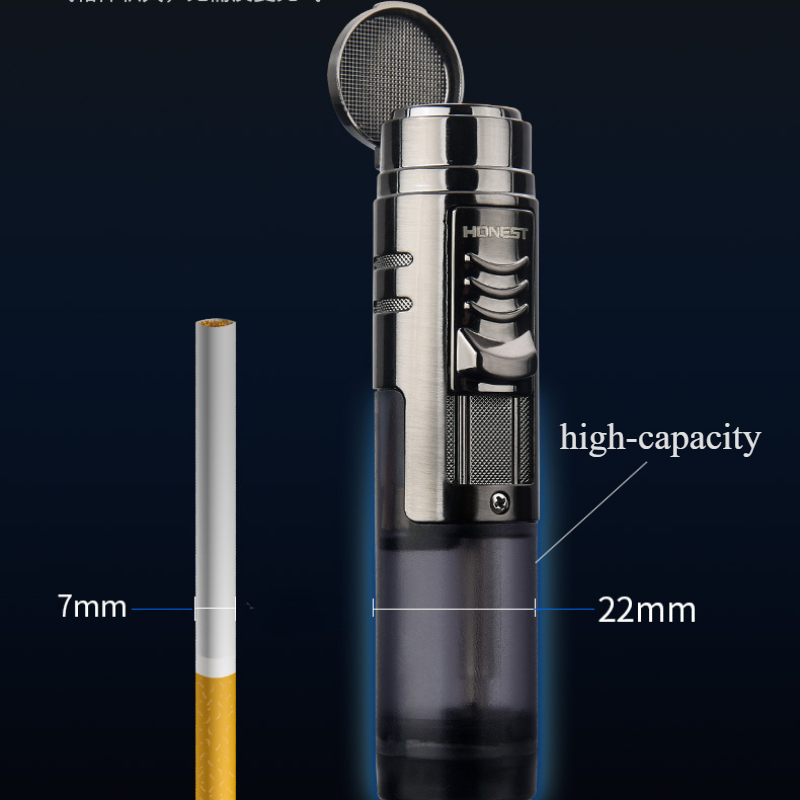 JUJUR Pemantik Cerutu Logam Ta - Outdoor Windproof Lighter ulasan dan harga