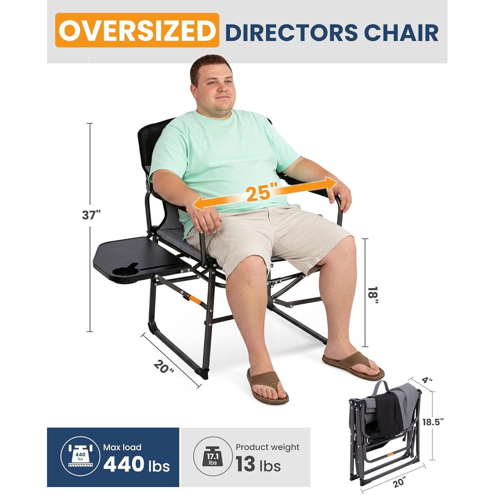 Kursi Direktur Camping Ukuran  - Folding Chair ulasan dan harga