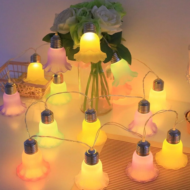 Lampu LED Bentuk Bunga Lonceng - Outdoor Camping Lights String ulasan dan harga