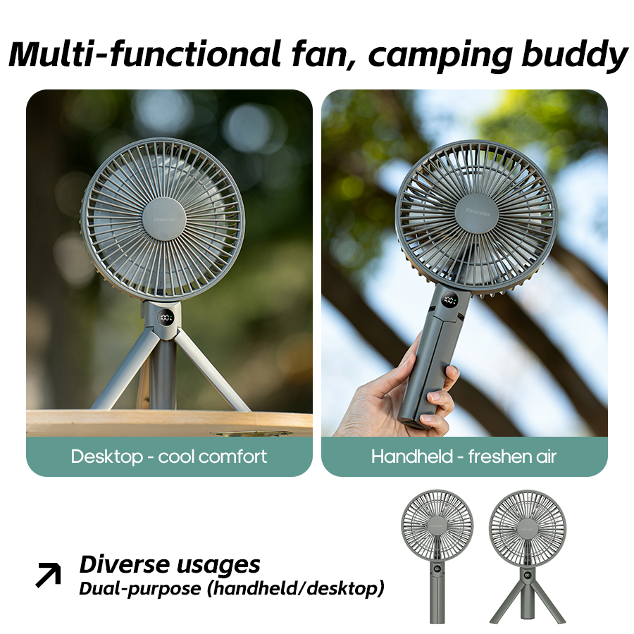 Kipas Tangan Lipat Portabel Ba - Outdoor Camping Misting Fan ulasan dan harga
