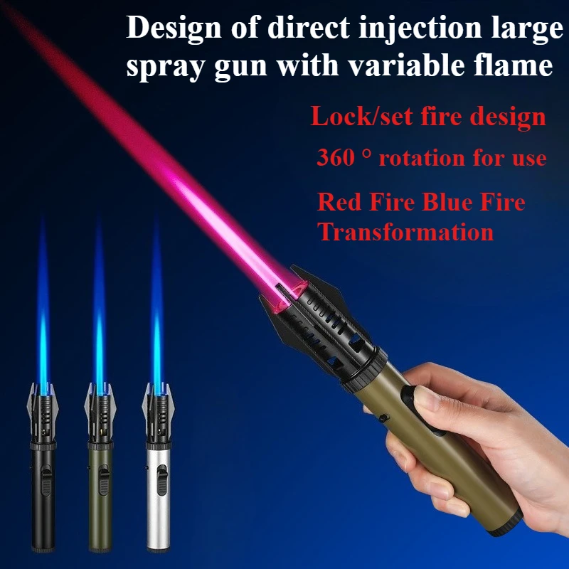 1800 ° Pistol Semprot Suhu Tin - Outdoor Windproof Lighter ulasan dan harga