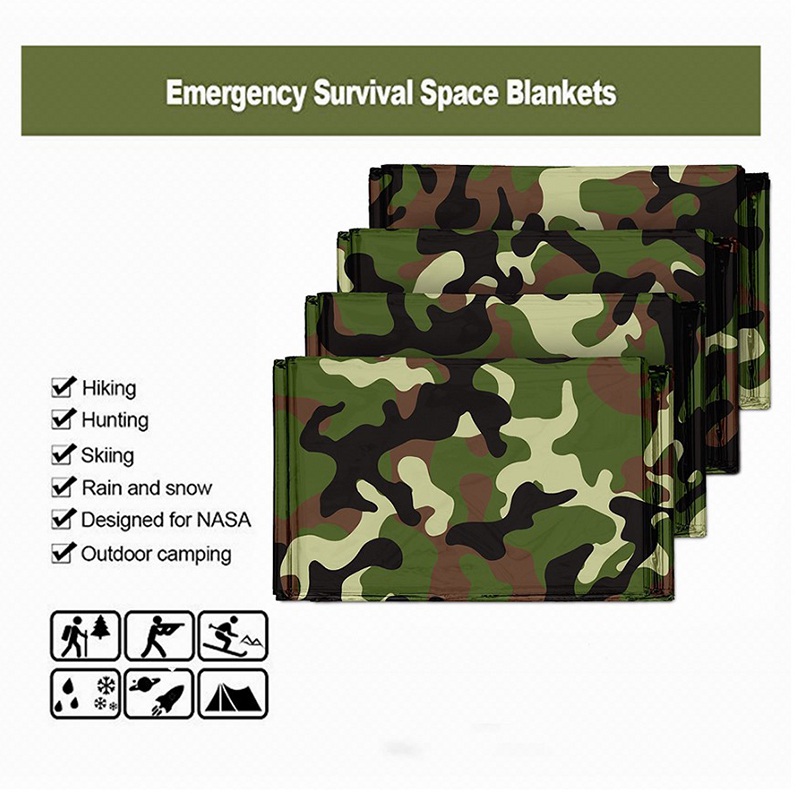 Selimut Kemah ponco portabel,  - Emergency Mylar Blanket ulasan dan harga