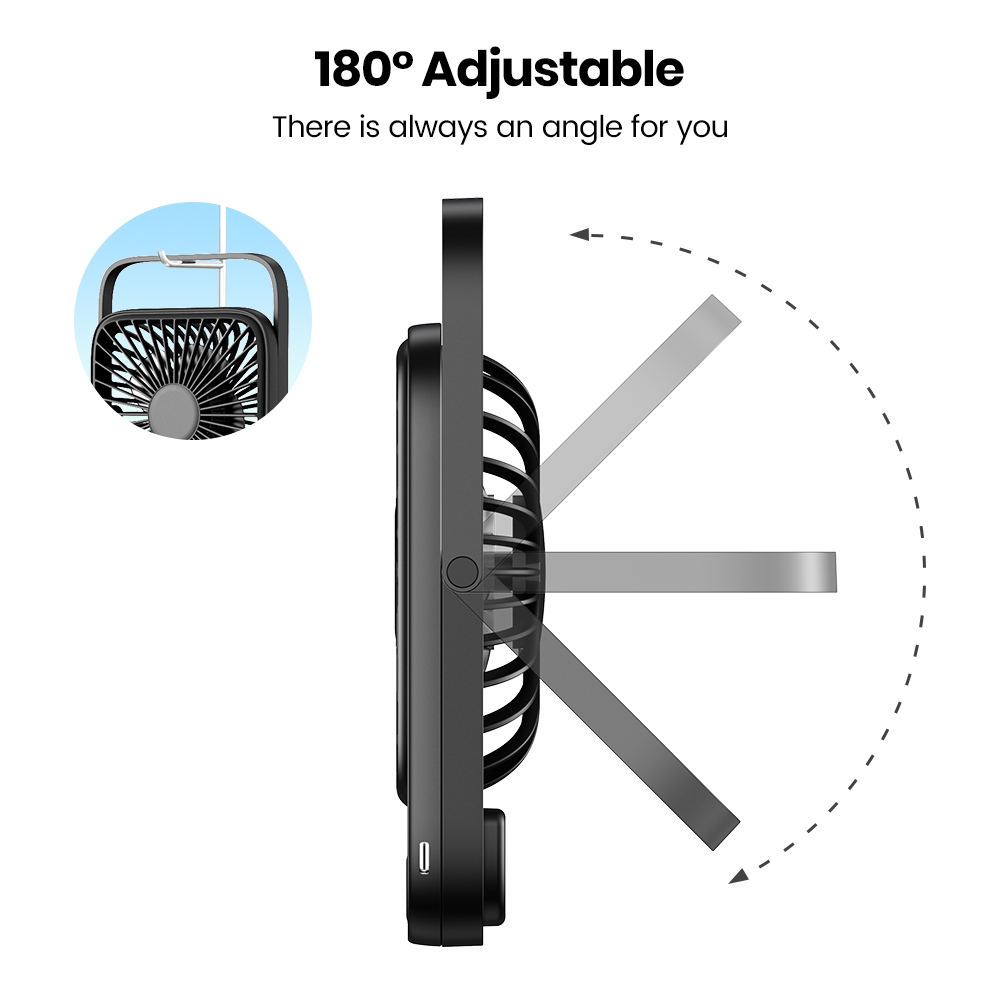 TOPK Kipas Portabel Mini Ultra - Outdoor Camping Misting Fan ulasan dan harga
