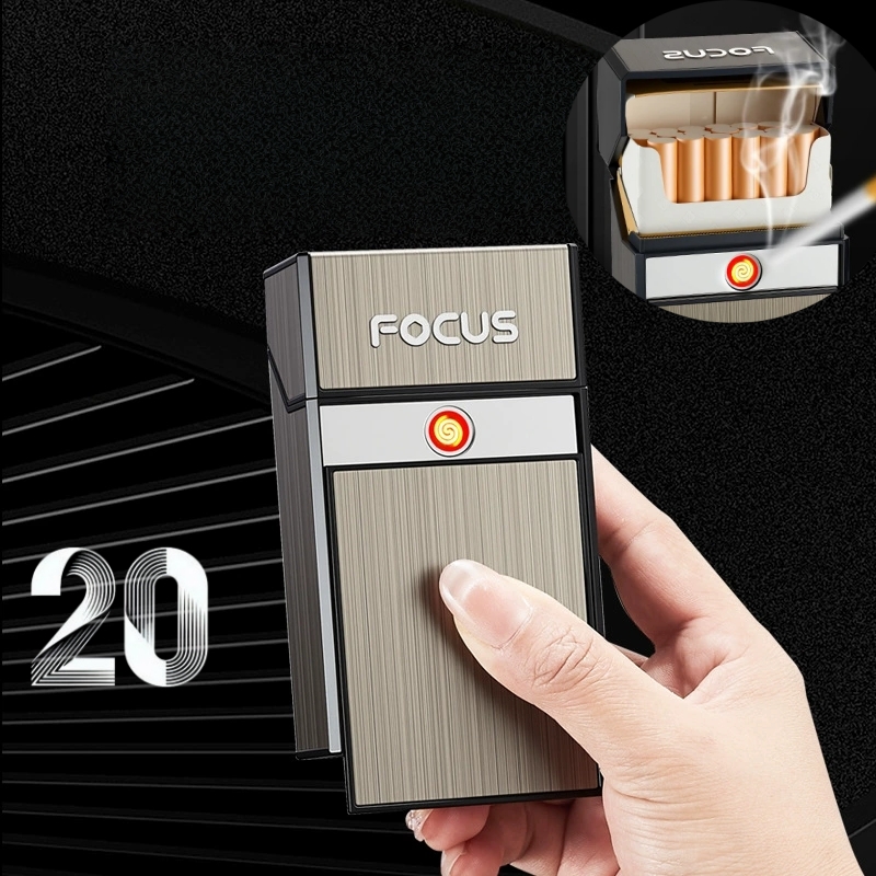 Kotak pemantik rokok USB baru, - Outdoor Windproof Lighter ulasan dan harga