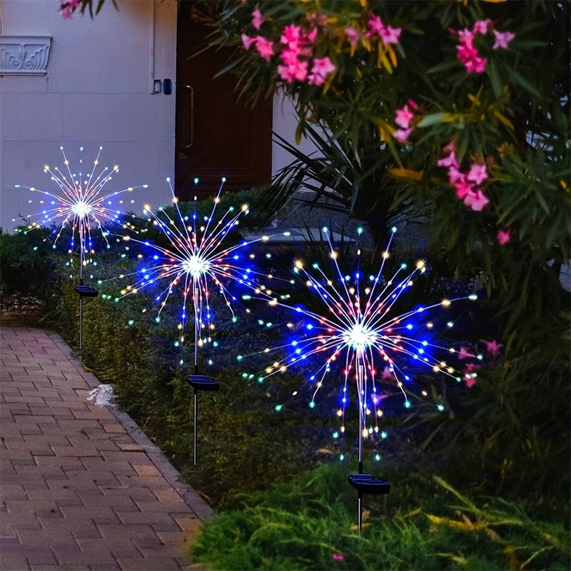 Lampu kembang api tenaga surya - Outdoor Camping Lights String ulasan dan harga