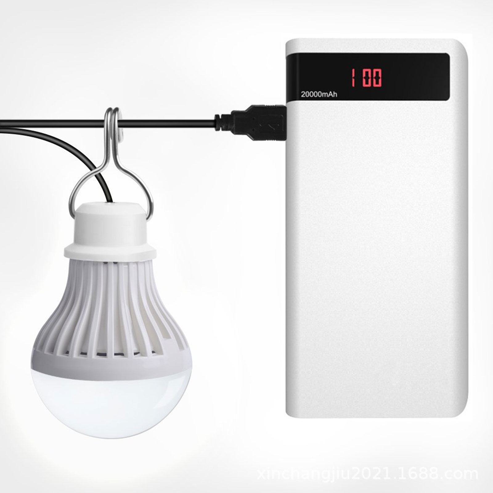 Kabel Sakelar Putih Hangat 300 - Outdoor Camping Lights String ulasan dan harga