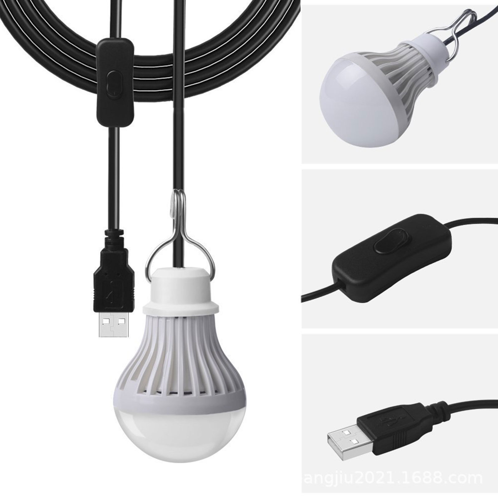 Kabel Sakelar Putih Hangat 300 - Outdoor Camping Lights String ulasan dan harga