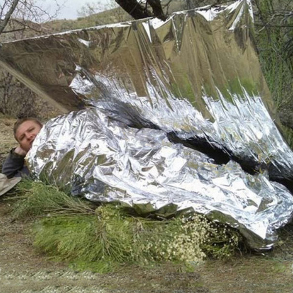 1-10 Buah Selimut Termal Darur - Emergency Mylar Blanket ulasan dan harga