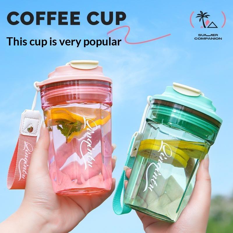 Gelas Kopi Plastik Transparan  - Outdoor Camping Food ulasan dan harga