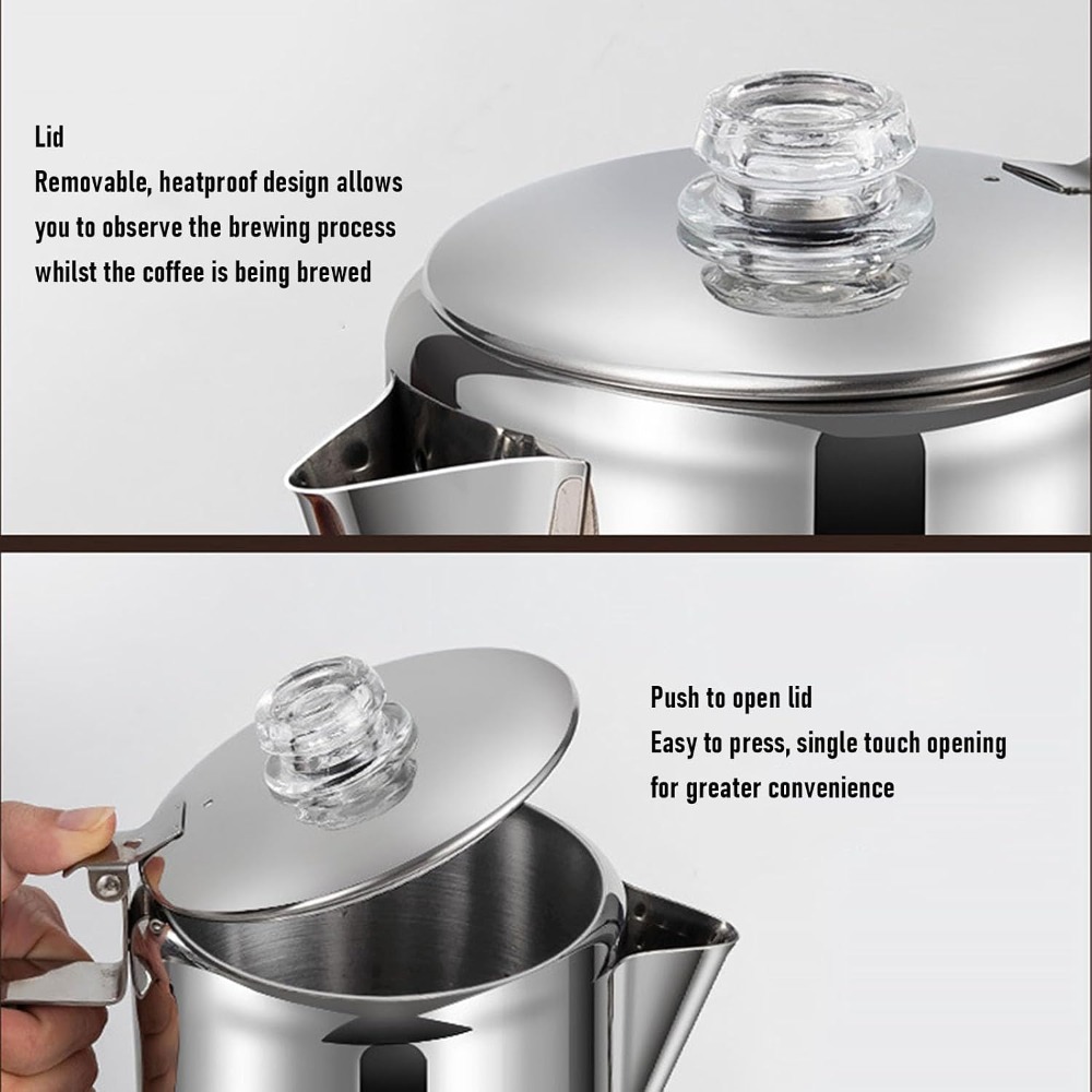 Pot Kopi Perkolator untuk Berk - Camp Percolator Coffee ulasan dan harga