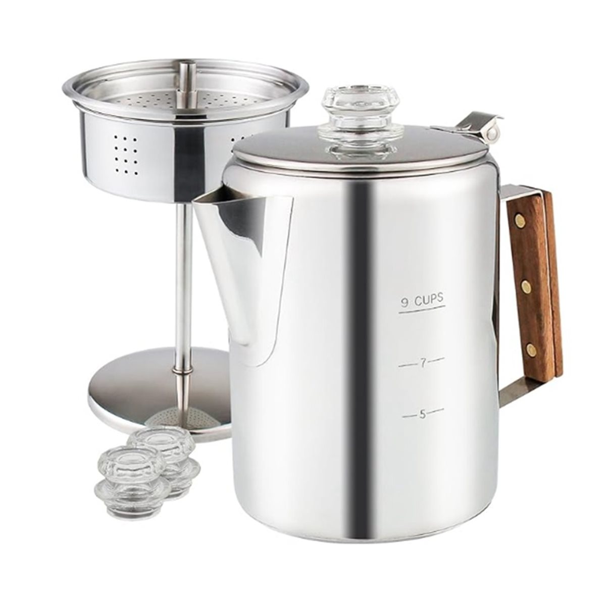 Perkolator Kopi Kompatibel unt - Camp Percolator Coffee ulasan dan harga