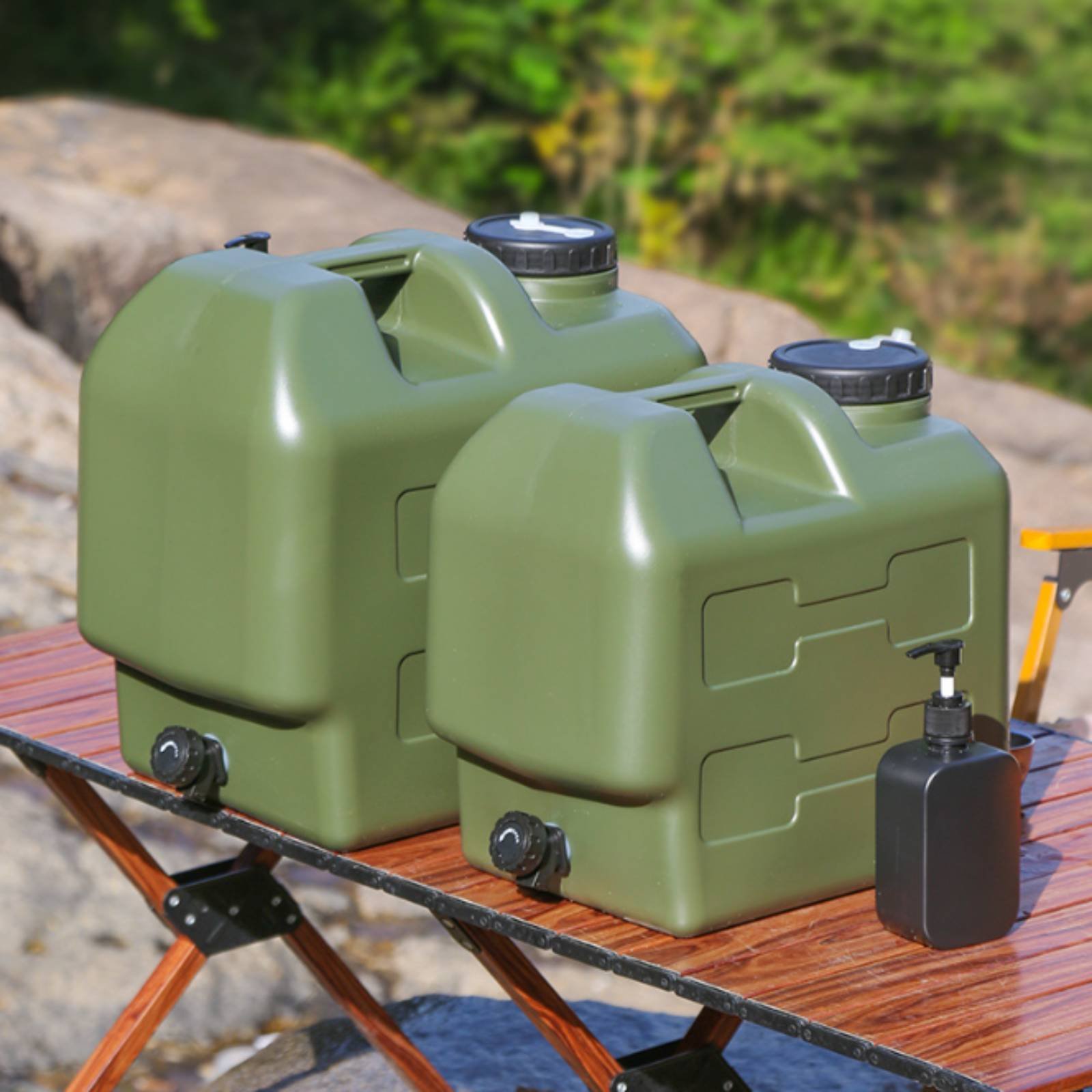 Wadah Air dengan Keran PE Food - Outdoor Camping Food ulasan dan harga