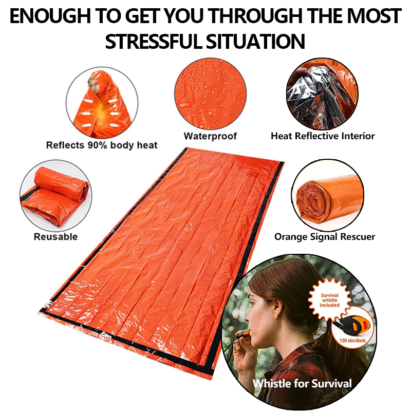 Kantong Tidur Mylar Darurat Ta - Emergency Mylar Blanket ulasan dan harga