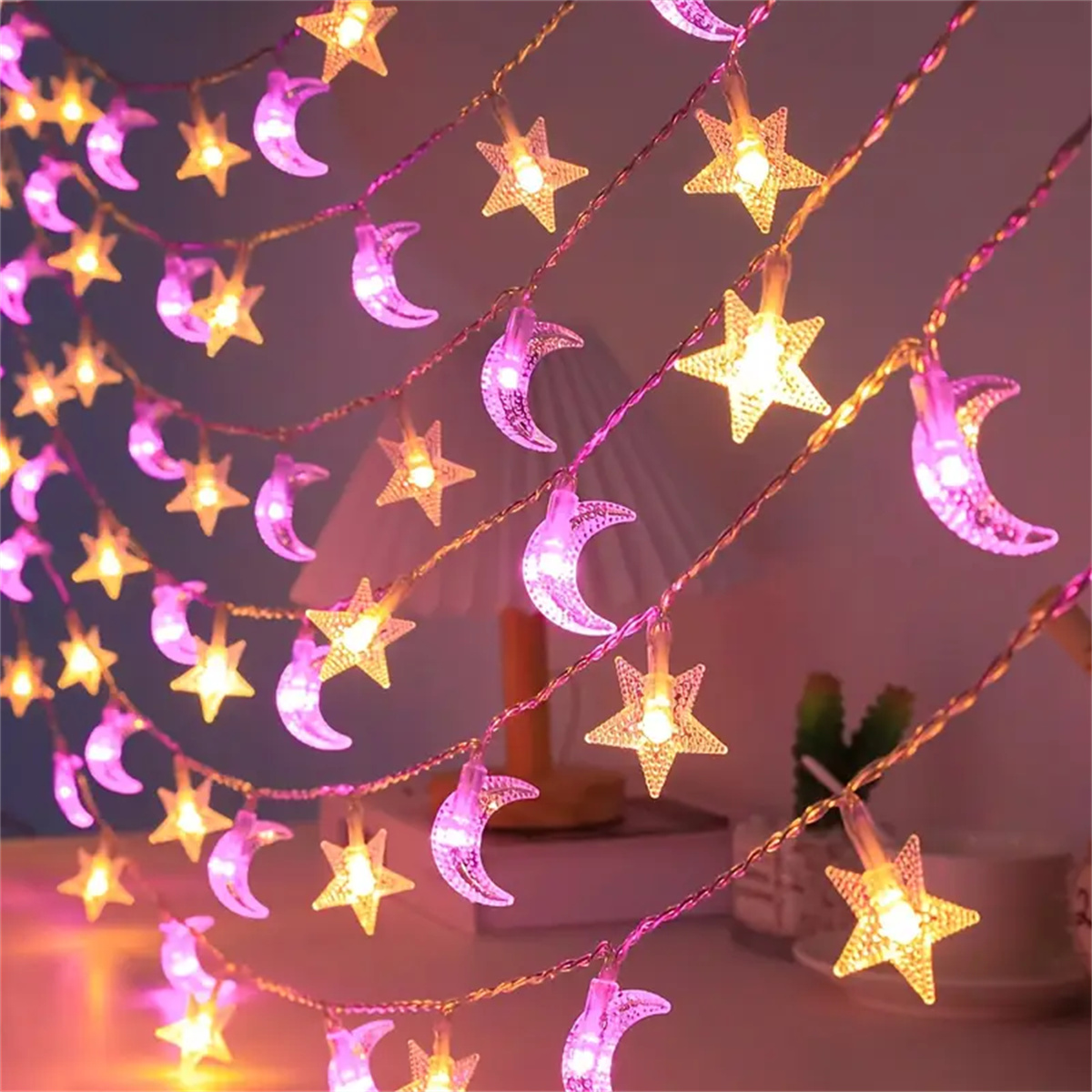 Lampu warna-warni bintang bula - Outdoor Camping Lights String ulasan dan harga