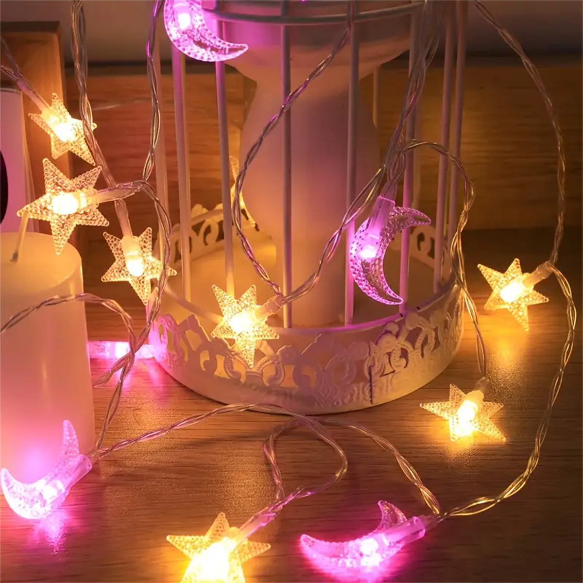 Lampu warna-warni bintang bula - Outdoor Camping Lights String ulasan dan harga