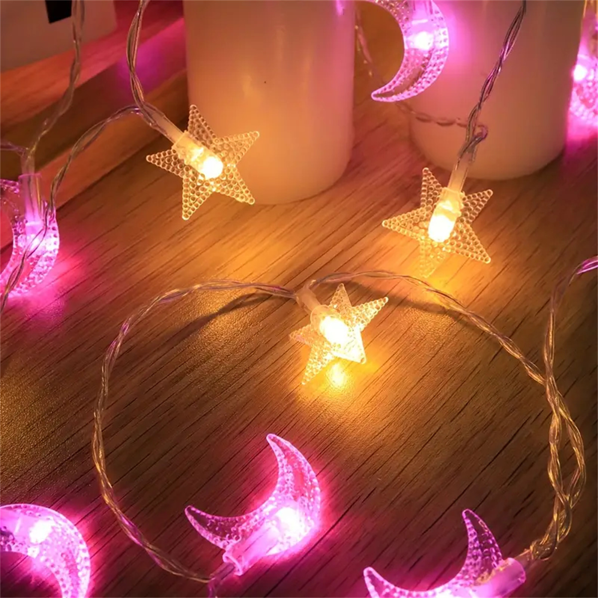 Lampu warna-warni bintang bula - Outdoor Camping Lights String ulasan dan harga