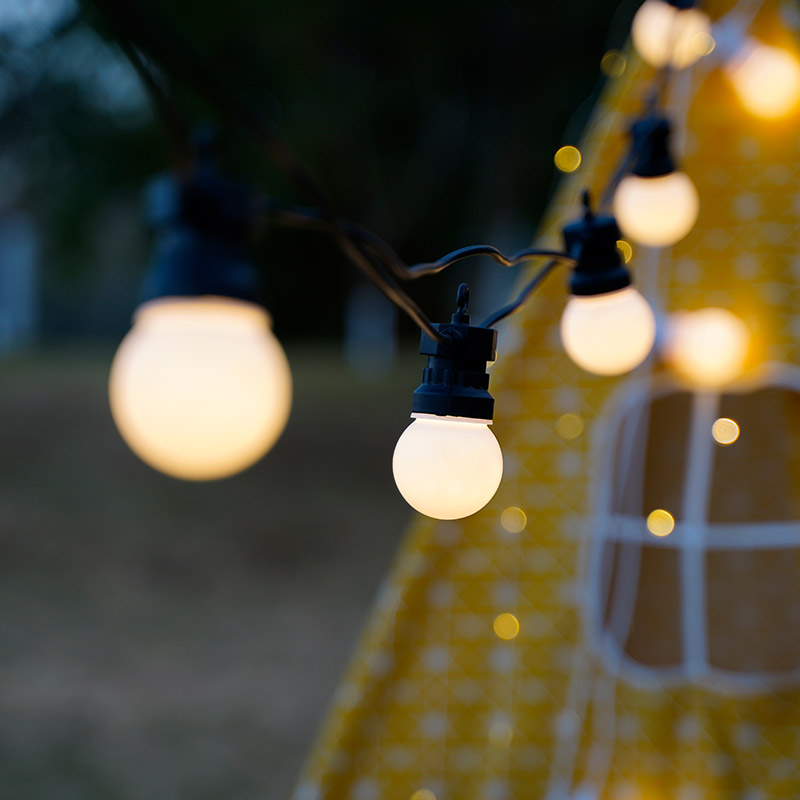 Lampu serut teras 23M G50 susu - Outdoor Camping Lights String ulasan dan harga