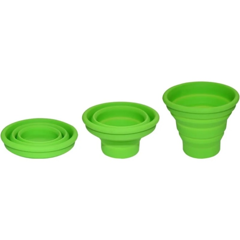 1Pc 200ml Cangkir Lipat Siliko - Outdoor Camping Food ulasan dan harga