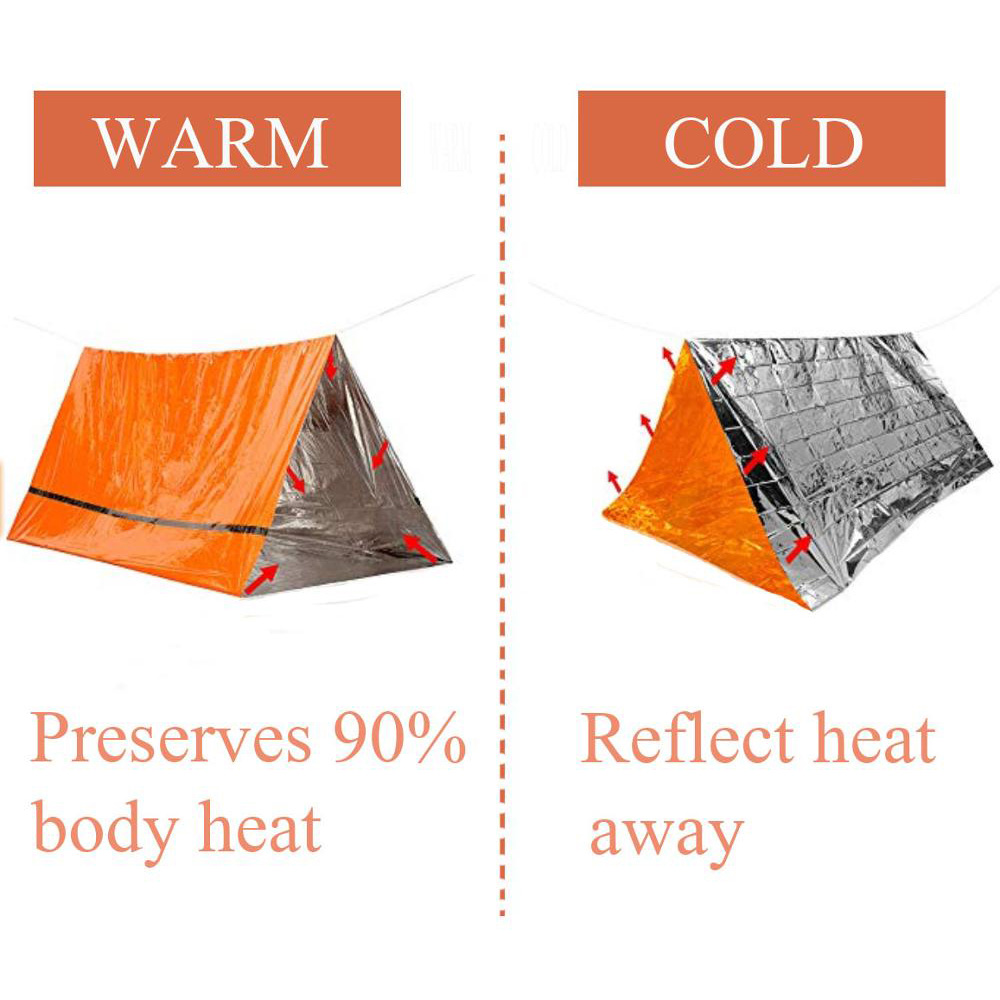 2 orang darurat Shelter Bivy K - Emergency Mylar Blanket ulasan dan harga