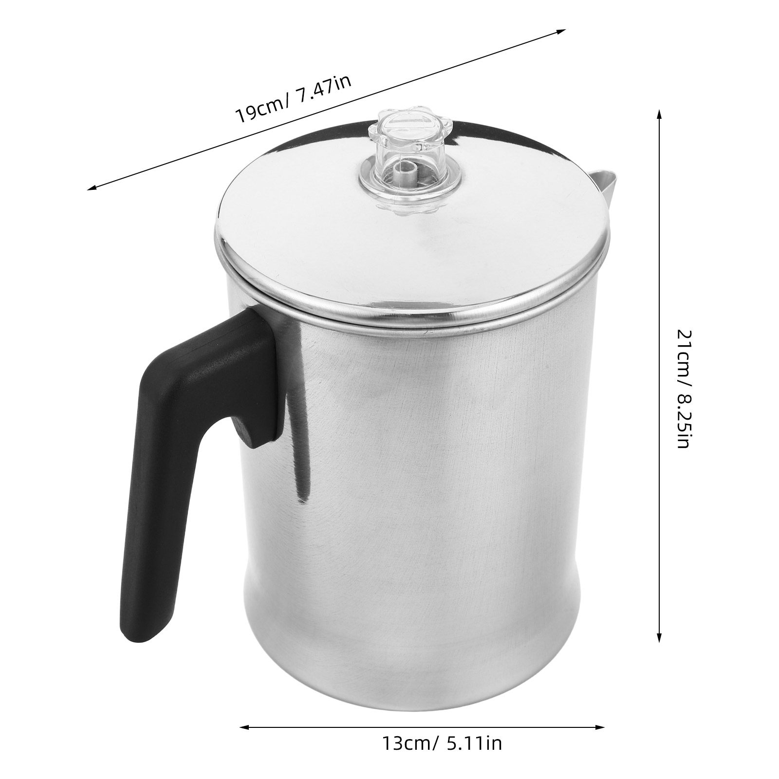 Ketel Kopi Aluminium 1.8L untu - Camp Percolator Coffee ulasan dan harga