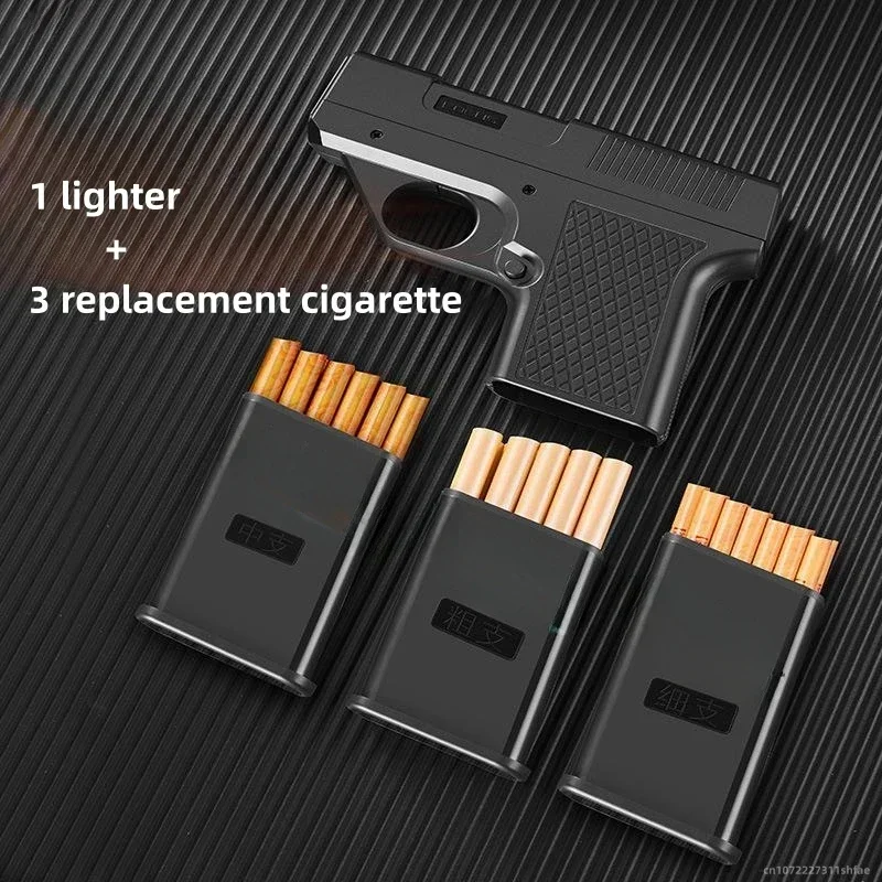 Kotak Rokok Bentuk Pistol untu - Outdoor Windproof Lighter ulasan dan harga