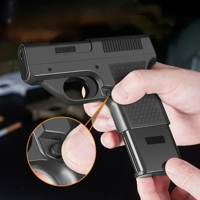Kotak Rokok Bentuk Pistol untu - Outdoor Windproof Lighter ulasan dan harga
