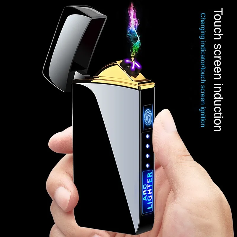 Pemantik Listrik Busur Ganda L - Outdoor Windproof Lighter ulasan dan harga
