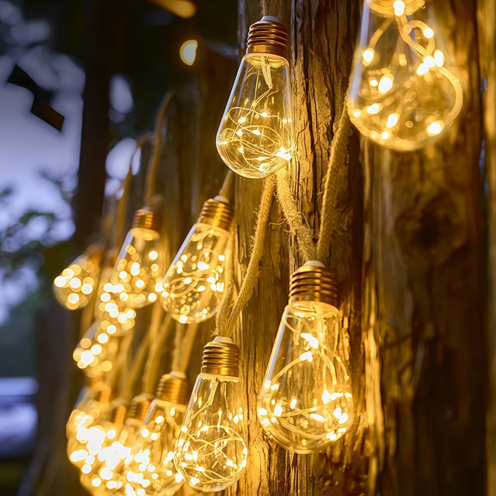 10/20LED Lampu Tali Tenaga Sur - Outdoor Camping Lights String ulasan dan harga
