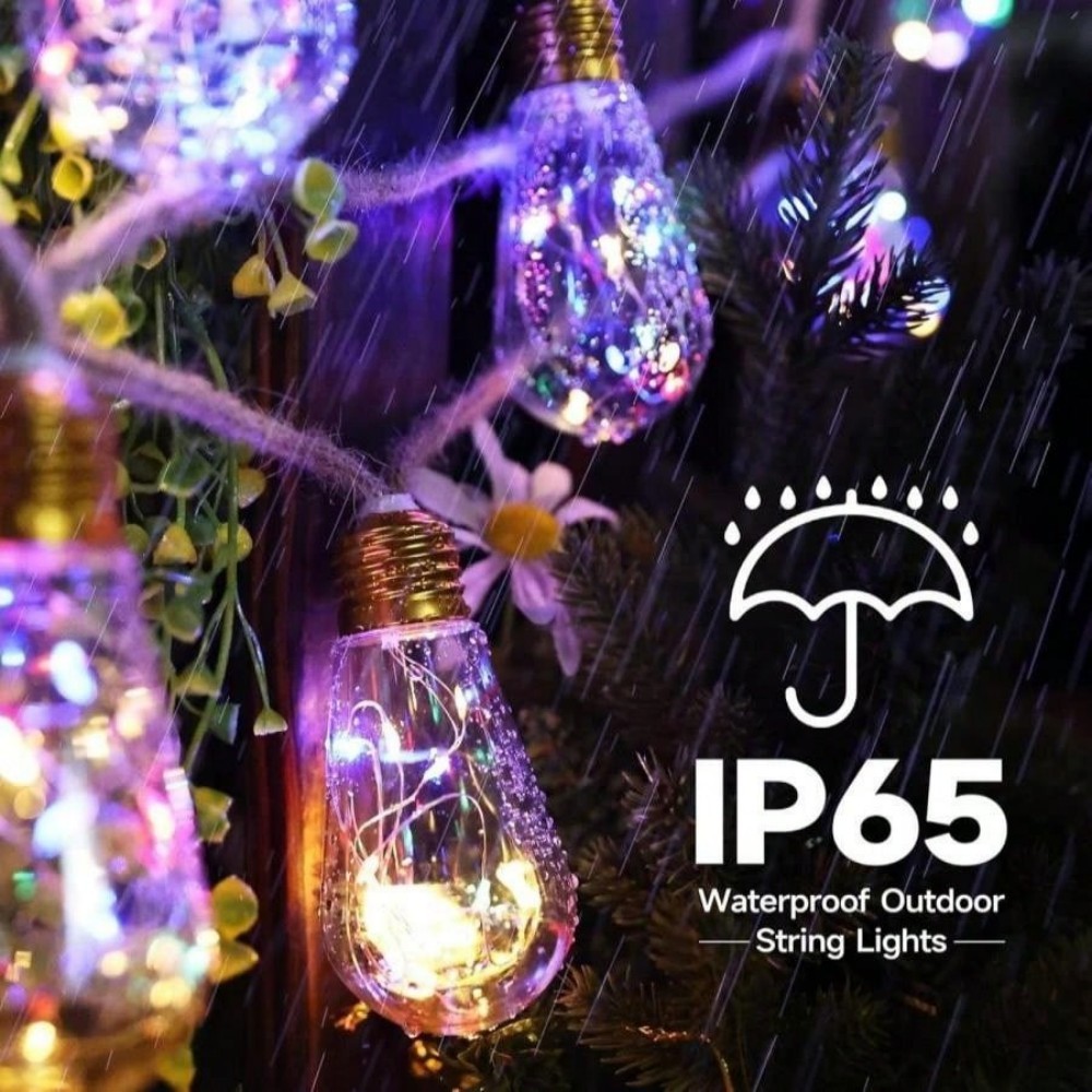 10/20LED Lampu Tali Tenaga Sur - Outdoor Camping Lights String ulasan dan harga