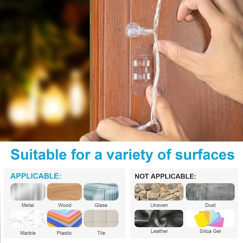 10-100PCS Klip Lampu Tali Luar - Outdoor Camping Lights String ulasan dan harga