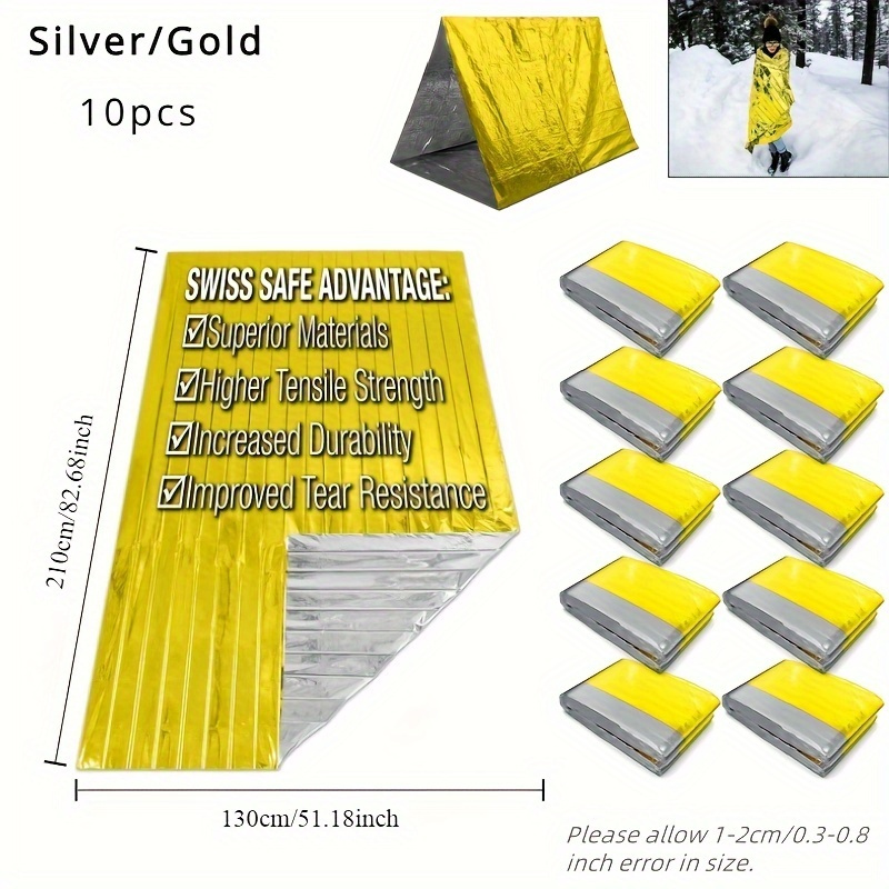 Selimut isolasi Mylar darurat- - Emergency Mylar Blanket ulasan dan harga