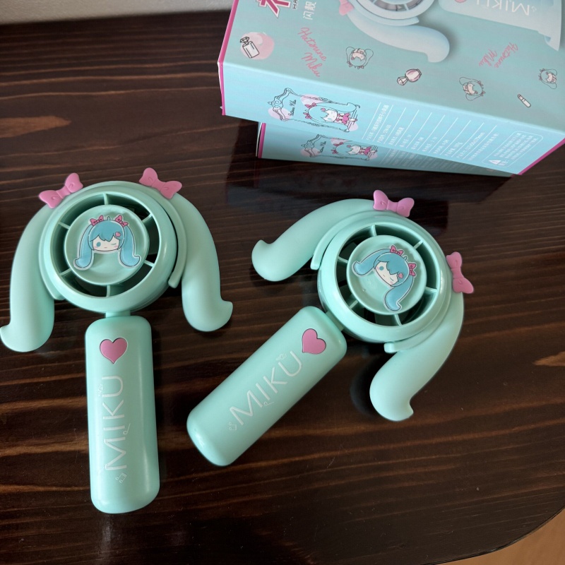 Kipas Genggam Mini Hatsune Mik - Outdoor Camping Fans ulasan dan harga