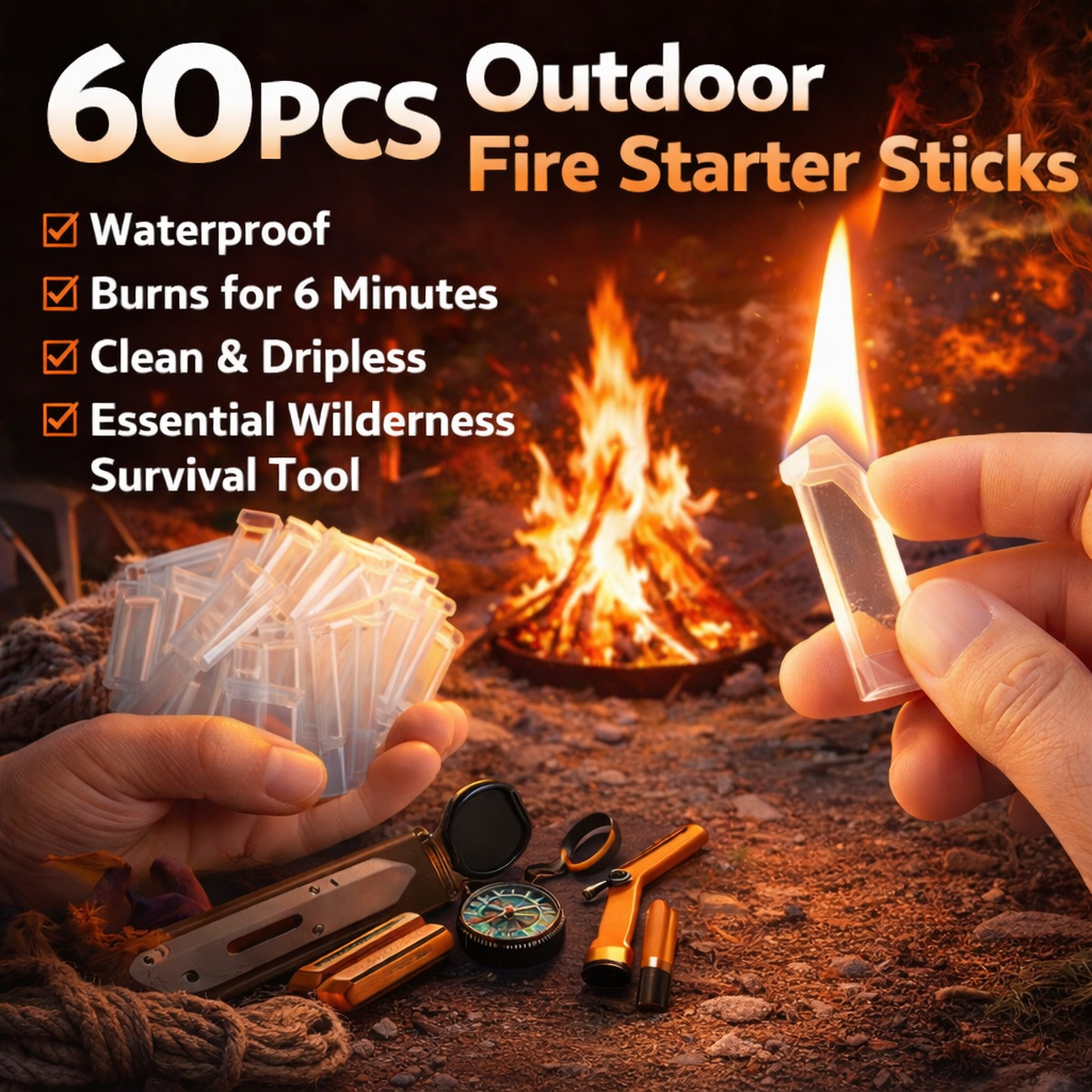 60PCS Tongkat Pemantik Api Tah - Camping Quiet ulasan dan harga