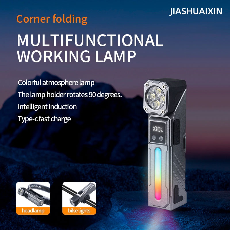 JIASHUAIXIN senter multifungsi - Headlamp ulasan dan harga