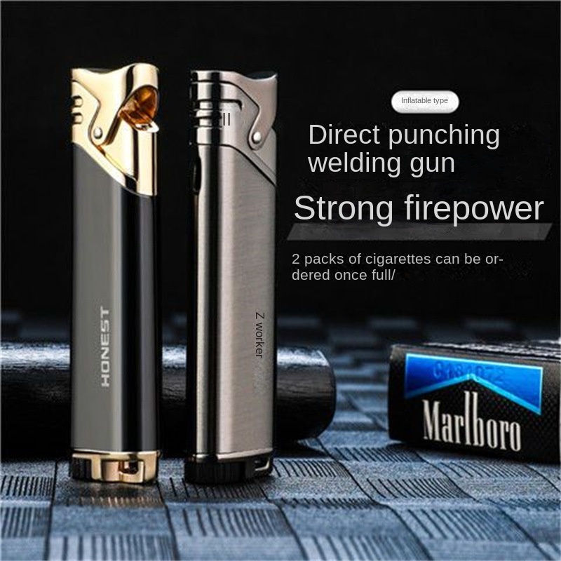 Obor Jet lurus Logam Ultra tip - Outdoor Windproof Lighter ulasan dan harga