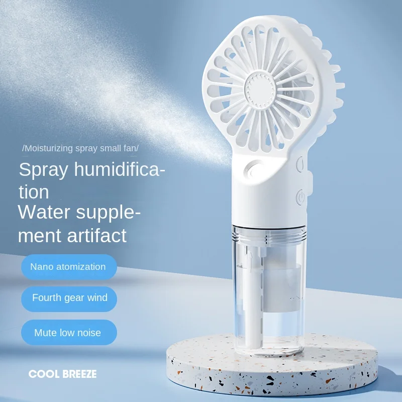 Kipas Genggam Mini Kipas Gerim - Outdoor Camping Misting Fan ulasan dan harga